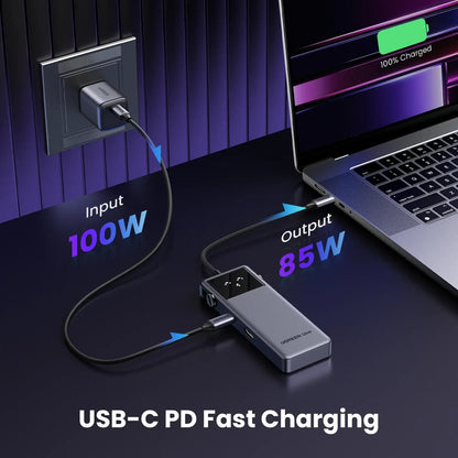 UGREEN Uno USB-C Hub compact adapter for office and travel