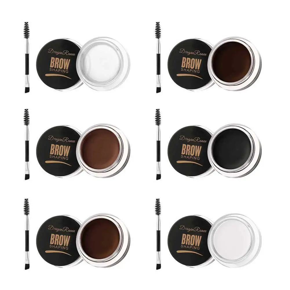Eyebrow Styling Glue Pomade Eyebrow Styling Soap Brows Gel Wax Fixer With Brush For Women Eyebrow Cosmetics Make Up Eyebrow Gel
