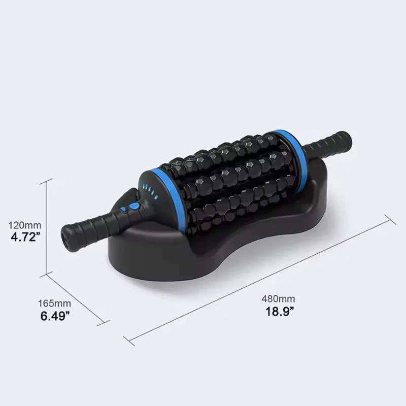 Rolling Impact Massager Muscle Relaxation Massage Roller Cordless Deep Tissue And Muscle Recovery Pain Relief For Post Exercise