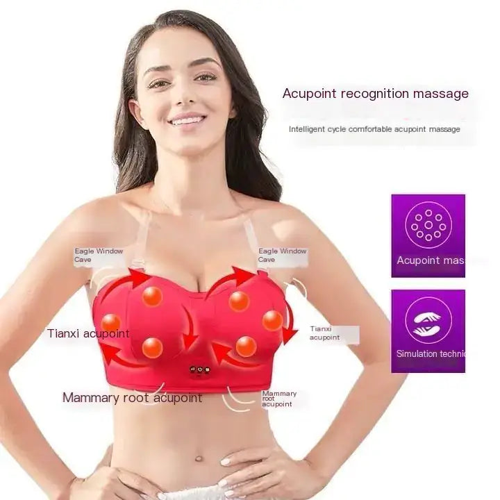 Smart Charging Breast Massager with Heating Function