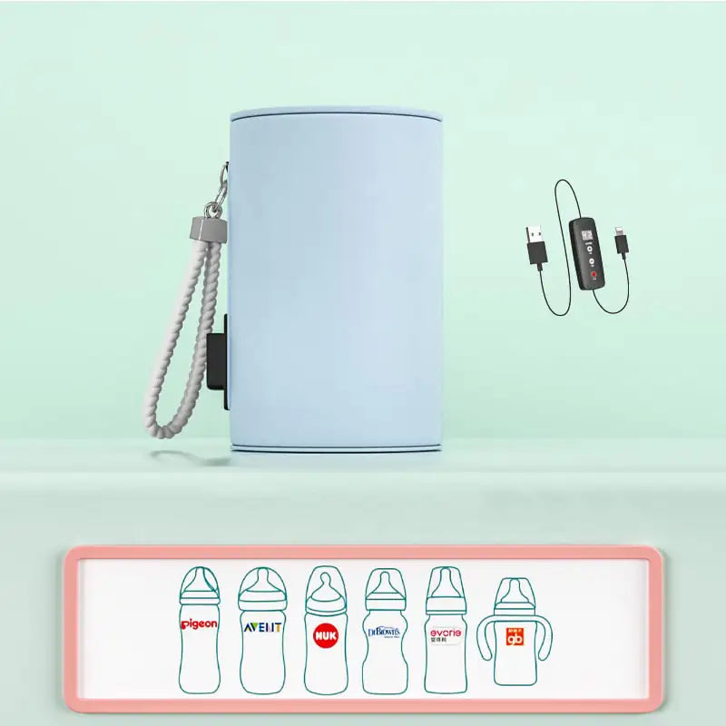 Portable USB Girl and boy Bottle Warmer Heating Jacket