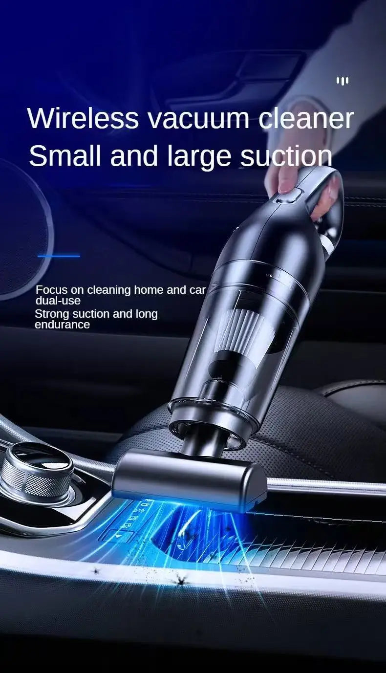 LEIBOO 10000PA Car Vacuum Cleaner Mini Portable Wireless Hand held Cleaner for Home Appliance Powerful Cleaning Machine