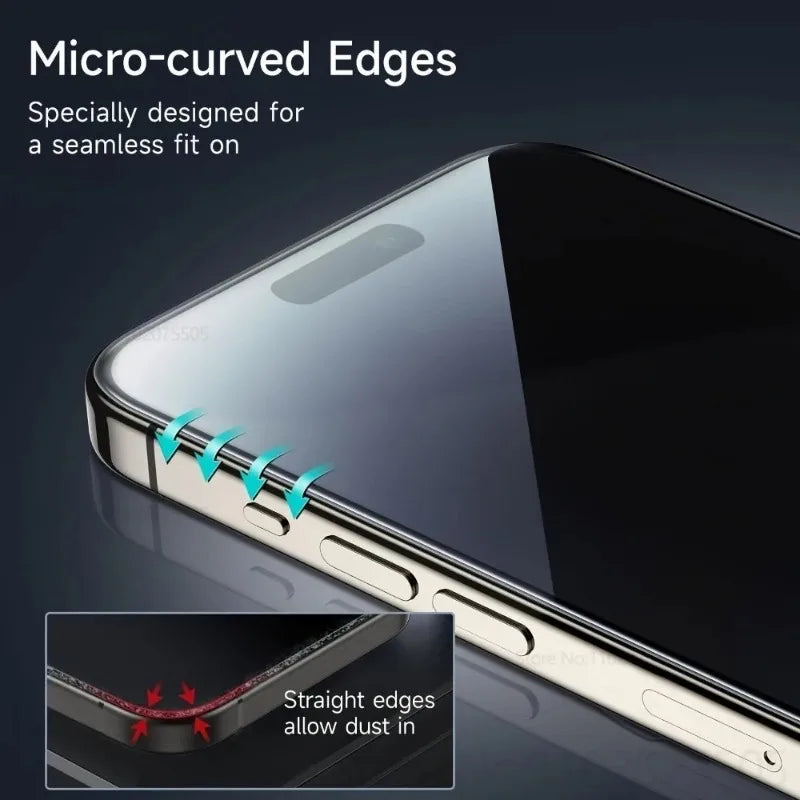 [3+3pcs]3pcs Anti-Spy Tempered Glass for IPhone 17 Promax 15 14 13 Promax 16E 16 Plus 12Mini 13 Promax Air+3pcs Camera Protector