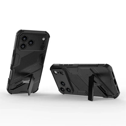 Phone Holder Case For iPhone 17 Pro Max Case Anti-knock Armor PC Back Cover For iPhone 17 Pro Max Case For iPhone 17 Pro 17 Air