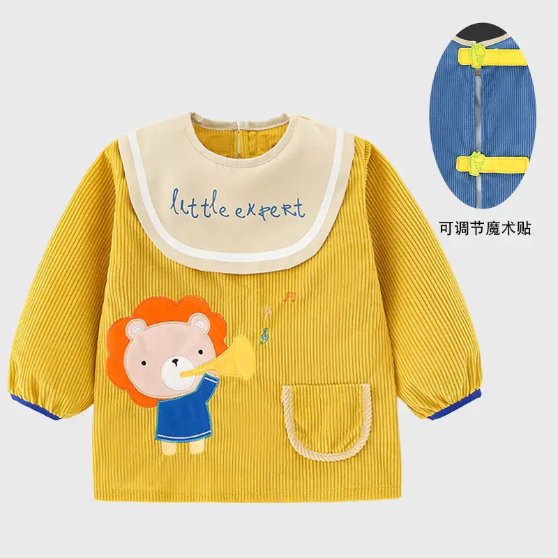 Waterproof Bib for Girl and boy - Stylish Reversible Design