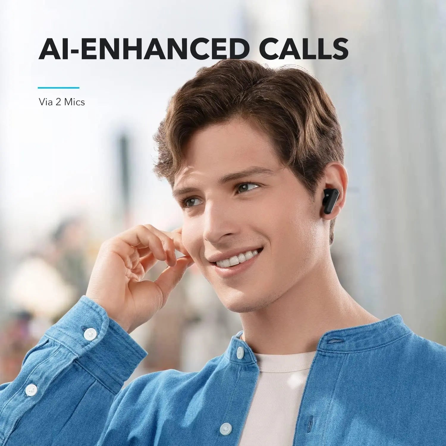 Soundcore by Anker P20i True Wireless Earbuds 10mm Drivers with Big Bass Bluetooth 5.3 30H Long Playtime Water-Resistant