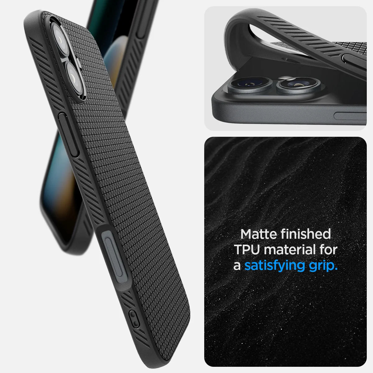 Spigen Liquid Air Case for iPhone 16 / iPhone 16 Plus (2024)