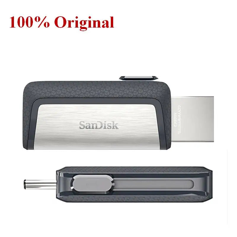 SanDisk usb Flash Drive 64GB 32GB Pen Drive 256GB 150M/S 128GB SDDDC2 Extreme high speed Type-C USB 3.1 Dual OTG USB  Pen Drives