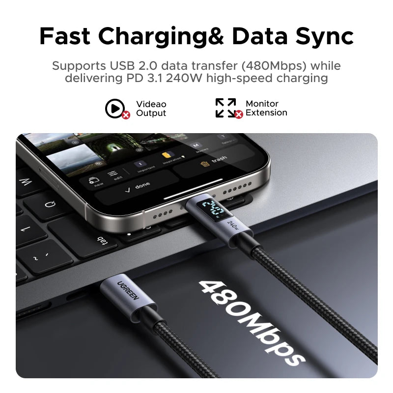 UGREEN USB-C Cable 240W