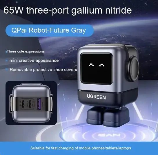 UGREEN Nexode 65W GaN USB-C Charger (3-Port)