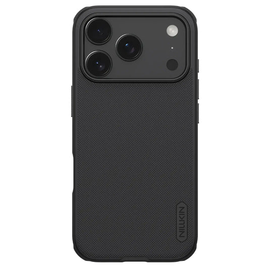 Nillkin Super Frosted Shield Pro Case Transparent Black for iPhone 17, 17 Pro, and 17 Pro Max – Shockproof Frosted Protective Cover