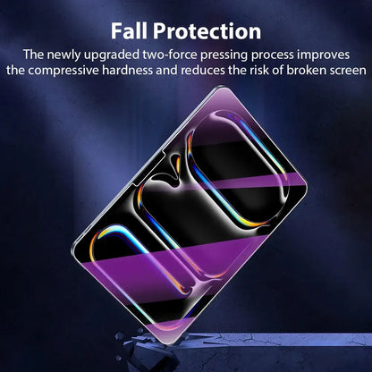 Tempered Glass For Ipad Pro 13 11th M4 12.9 A16 10 9 10th 9th Gen Screen Protector Air 11 5 4 M2 M3 Mini 6 7 A17 Blue Light Film