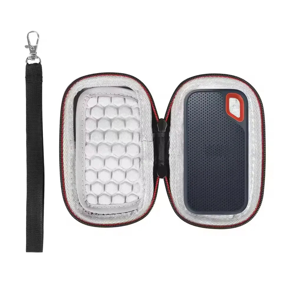 Case Compatible with SanDisk 1TB 2TB 500GB/for SanDisk PRO Extreme Portable SSD External Solid State Hard Drive Storage Holder