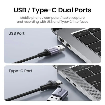 UGREEN Video Capture Card 4K HDMI front view Techs Park