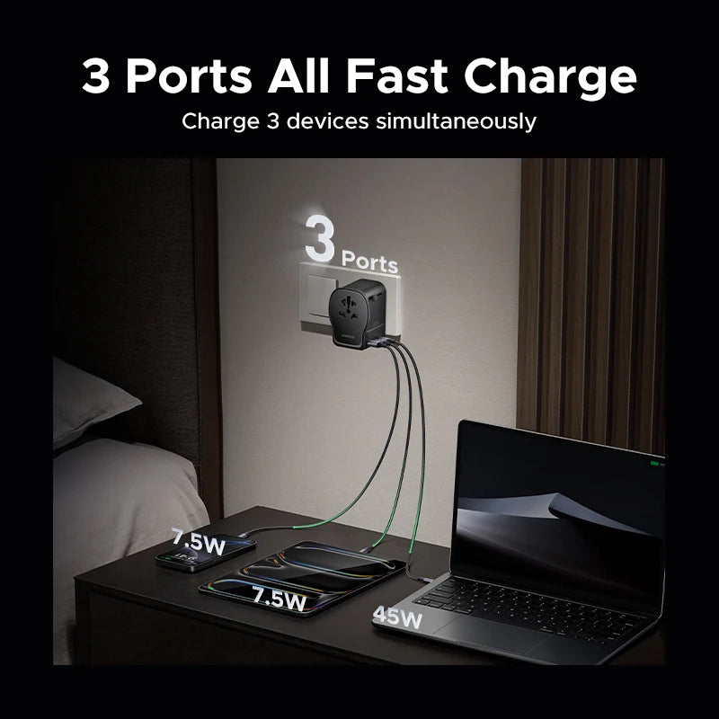 UGREEN 65W Universal Travel Charger
