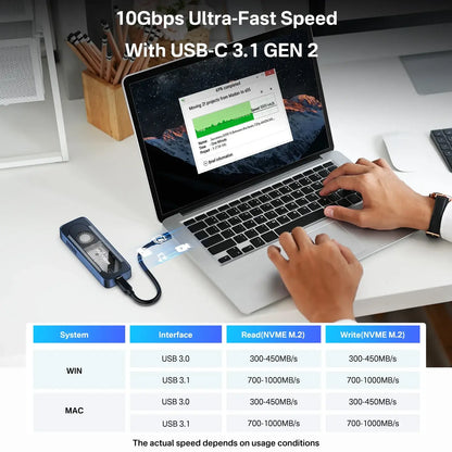 ACASIS 10Gbps USB 3.1 M.2 NVMe SSD Enclosure