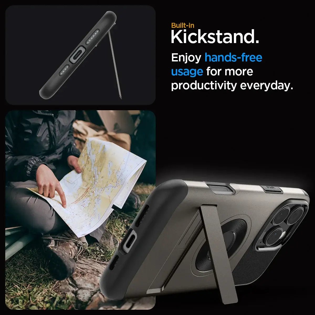 Coque Spigen Slim Armor MagFit Magsafe pour iPhone 16 Pro Max / 16 Pro