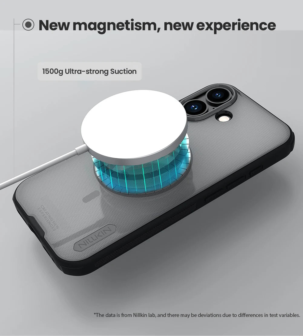 Nillkin For iPhone 17/17 AIR TPU+PC Super Frosted Shield Magnetic Case shockproof Magsafe protective cover phone case Shell