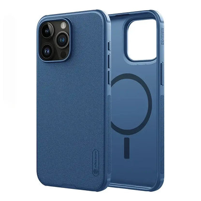 Coque Nillkin pour iPhone 16 Pro Max 16 Plus Super Frosted Shield Anti-empreintes digitales Coque magnétique Rigide PC Matte Arrière