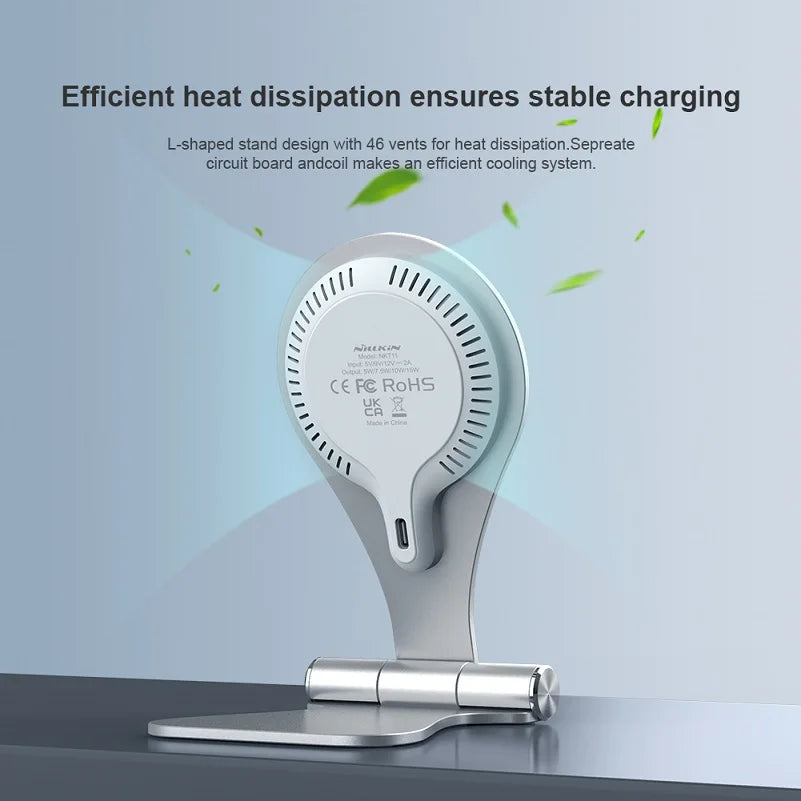Magnetic Wireless Charger For iPhone 14 Pro Max Nillkin Adjustable Stand For iPhone 13 Pro 12 Holder Magnet Fast Charger Stand
