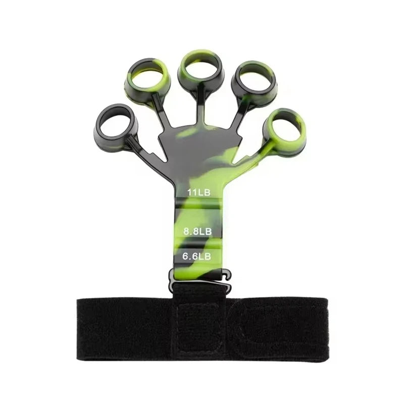 Finger Trainer Five Finger Rehabilitation Device Wrist Therapy Tool Silicone Grip Strength Enhancer Hand Grip Extender