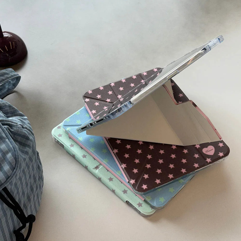 Full Screen of Stars Case For iPad Air 11 Case iPad 10th 11th A16 9th Cover iPad Pro11 4 5 10.9in 12.9 M2 M3 M4 Pencil Holder