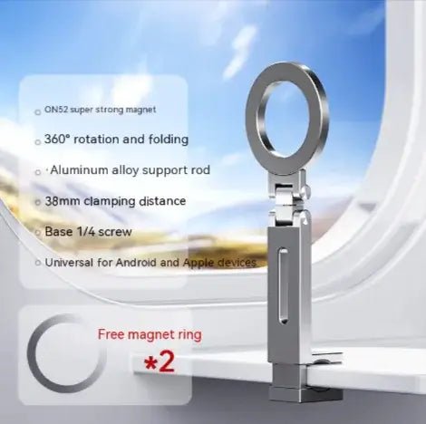 Rotating Magnetic Phone Stand - 360-Degree Convenience