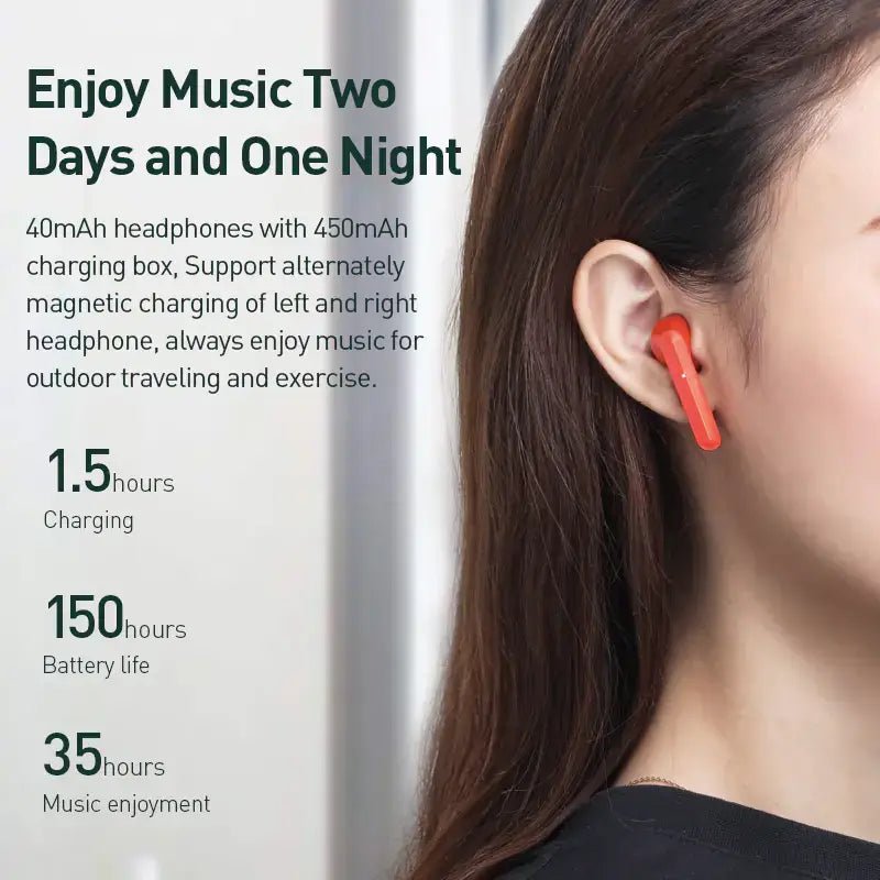 Baseus W09 Wireless Bluetooth Touch Mini Earphones