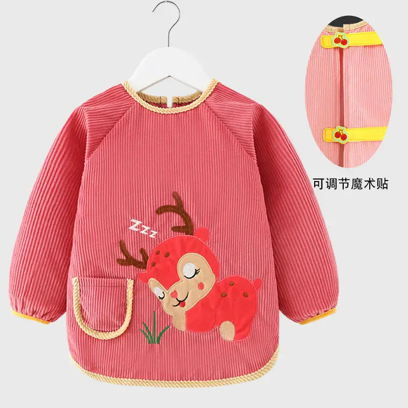 Waterproof Bib for Girl and boy - Stylish Reversible Design