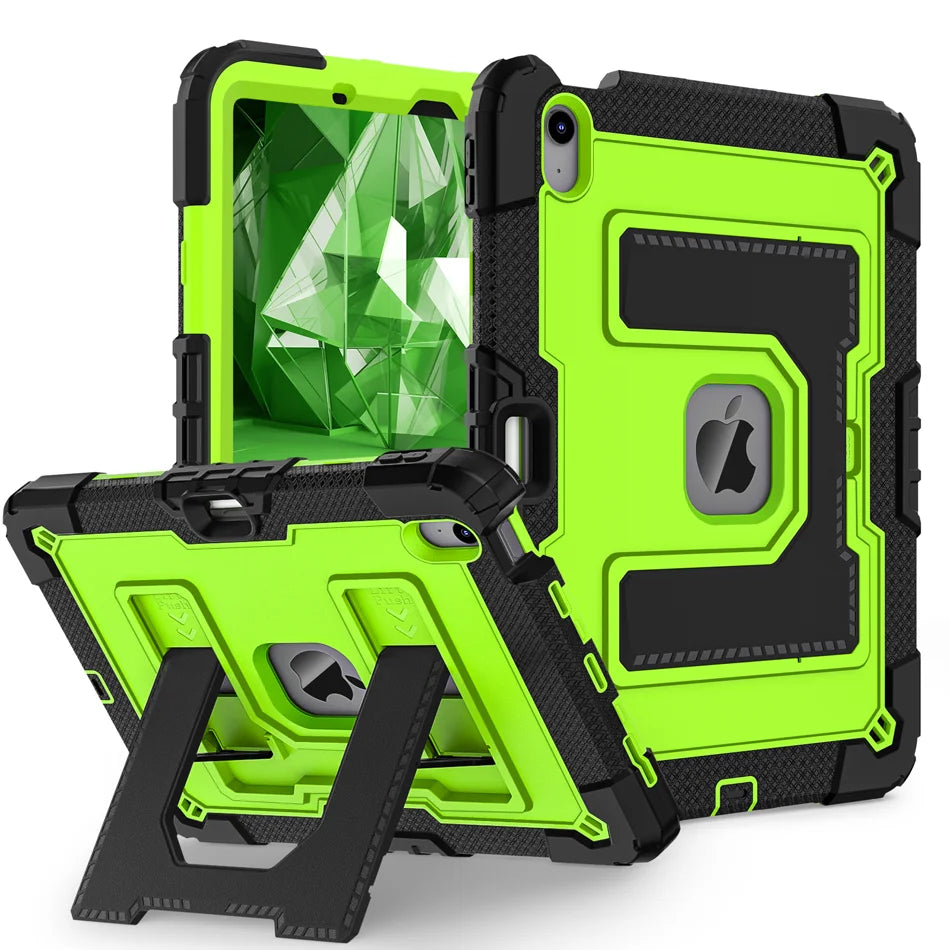 360 Rotation Stand Tablet Case For iPad 6 7 8 9 10th 11th Generation Pro 2025 11 Mini Air 4 5 10.9 inch Case Shockproof Cover