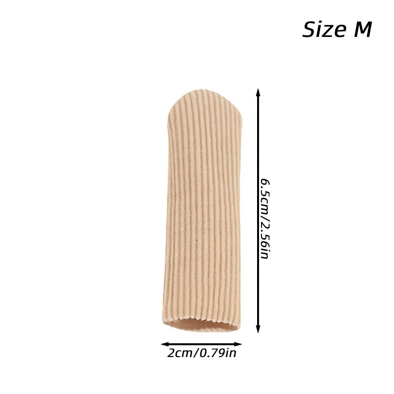 2Pieces Hallux Valgus Bunions Corns Foot Pain Relief Orthotics Fabric Silicone Toe Tube Cover Protector Finger Toes Separators