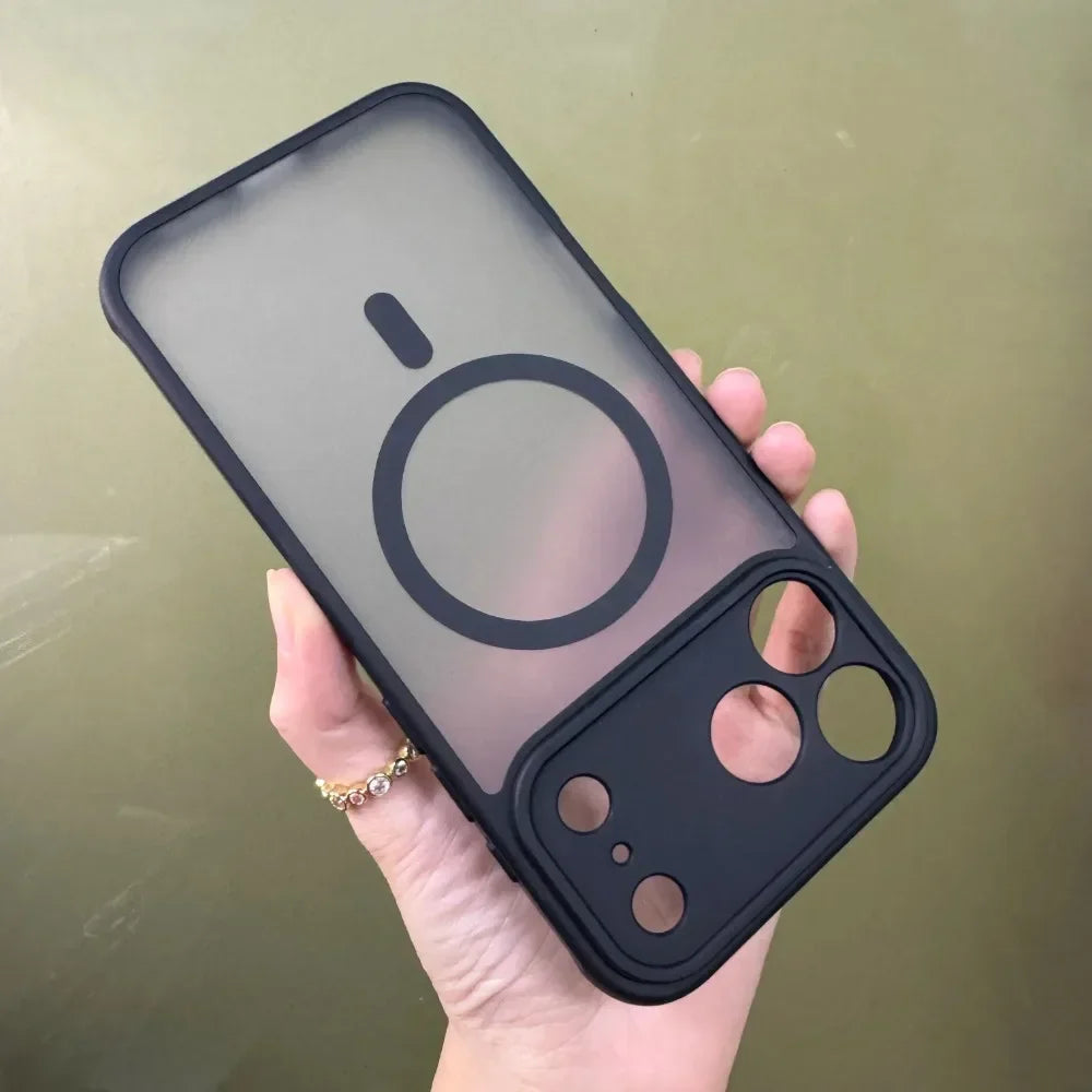 Popular Matte Frosted Wireless Charging Case For iPhone 17 Air 16 15 Plus Pro Max Portable Wrist Strap Anti-Drop Protector Cover