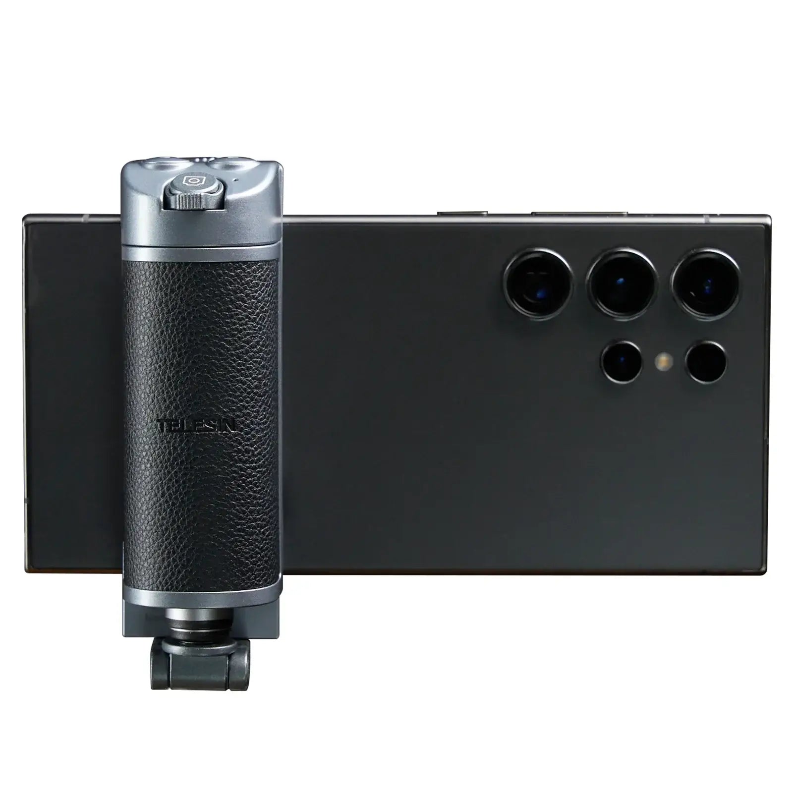 TELESIN shooting grip for phone with detachable Bluetooth remote