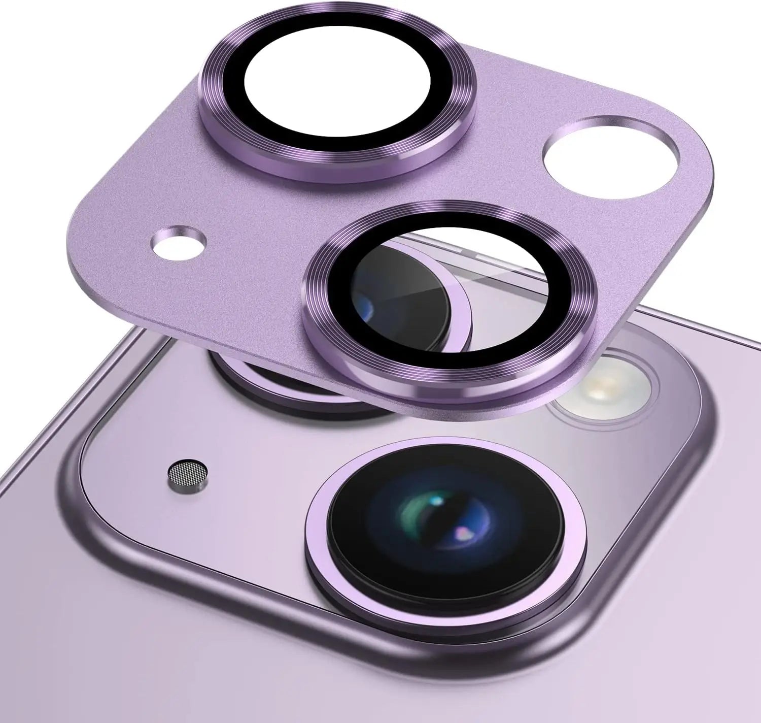 Metal Tempered Glass Camera Lens Protector Cover For iPhone 15 Pro Max 14 Plus 13 Mini 15Pro 14Pro Protection Phone Accessories