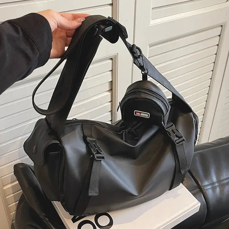 Large Waterproof Gym Bag – Sporty Crossbody Backpack