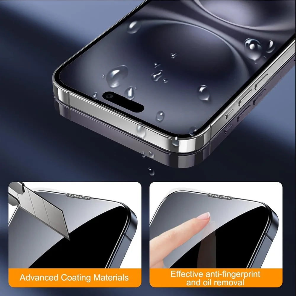 1/2PCS HD Premium Dust Free Tempered Glass for iPhone 17 Pro Max 17 Air 9D Easy Installation Screen Protector Film for IPhone 7