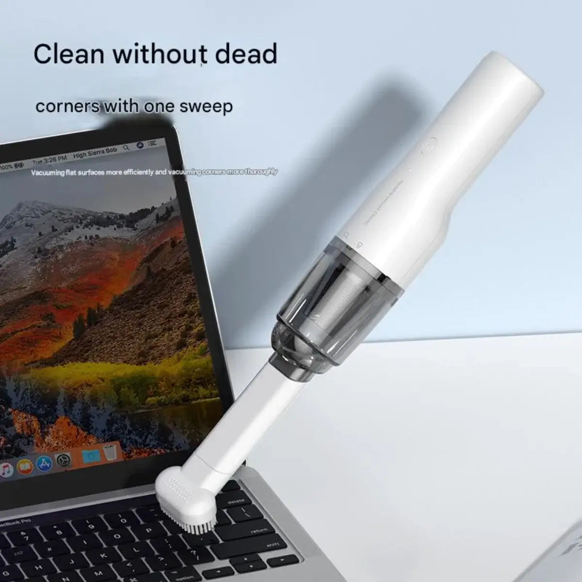 Wireless Handheld Vacuum Cleaner for Car & Home, High-Power Small Suction, Dual-Purpose Blowing, Portable & Rechargeable Cleanin