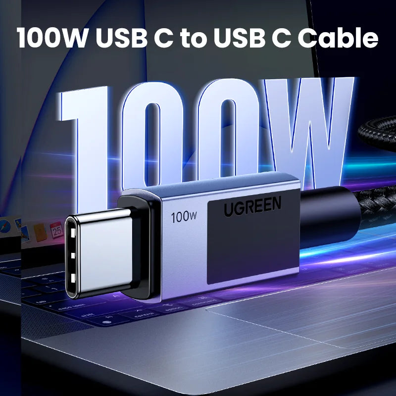 UGREEN USB-C to Type-C Cable PD 100W