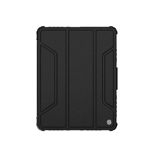 Nillkin iPad case Bumper Slide Camera Protect Case in sleek black design for iPad Air and Pro.