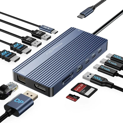 acasis 14-in-1 usb-c docking station front view