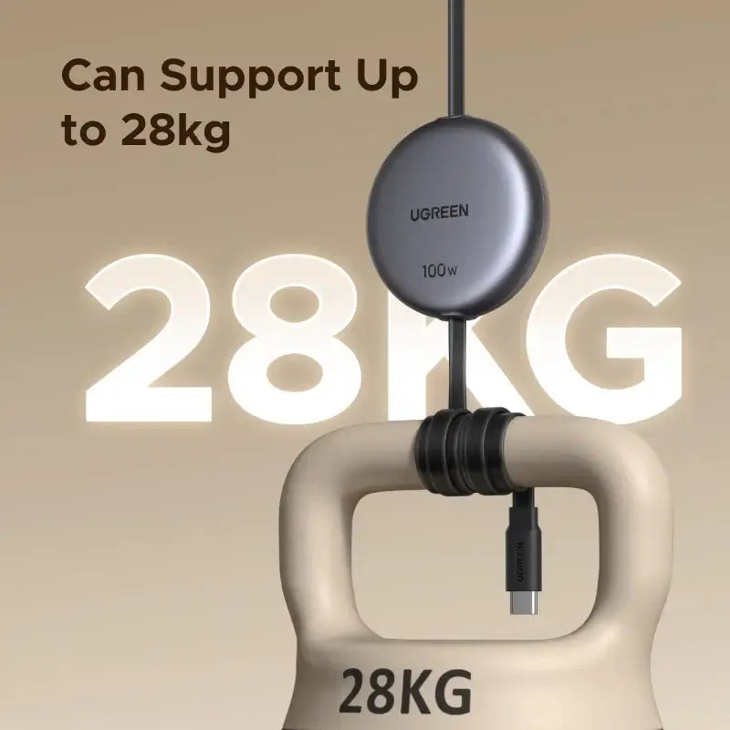 UGREEN USB-C Retractable Cable 100W PD Fast Charging