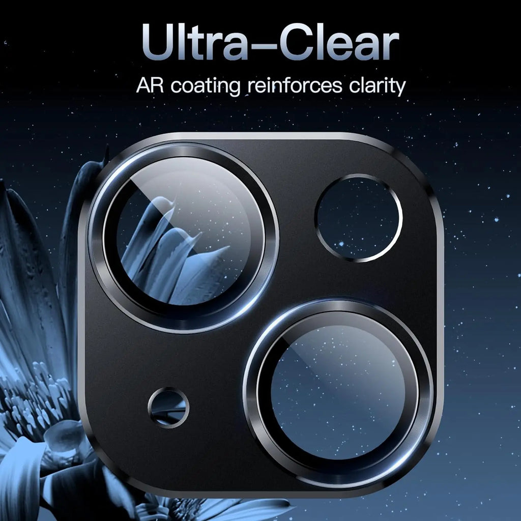 Metal Tempered Glass Camera Lens Protector Cover For iPhone 15 Pro Max 14 Plus 13 Mini 15Pro 14Pro Protection Phone Accessories