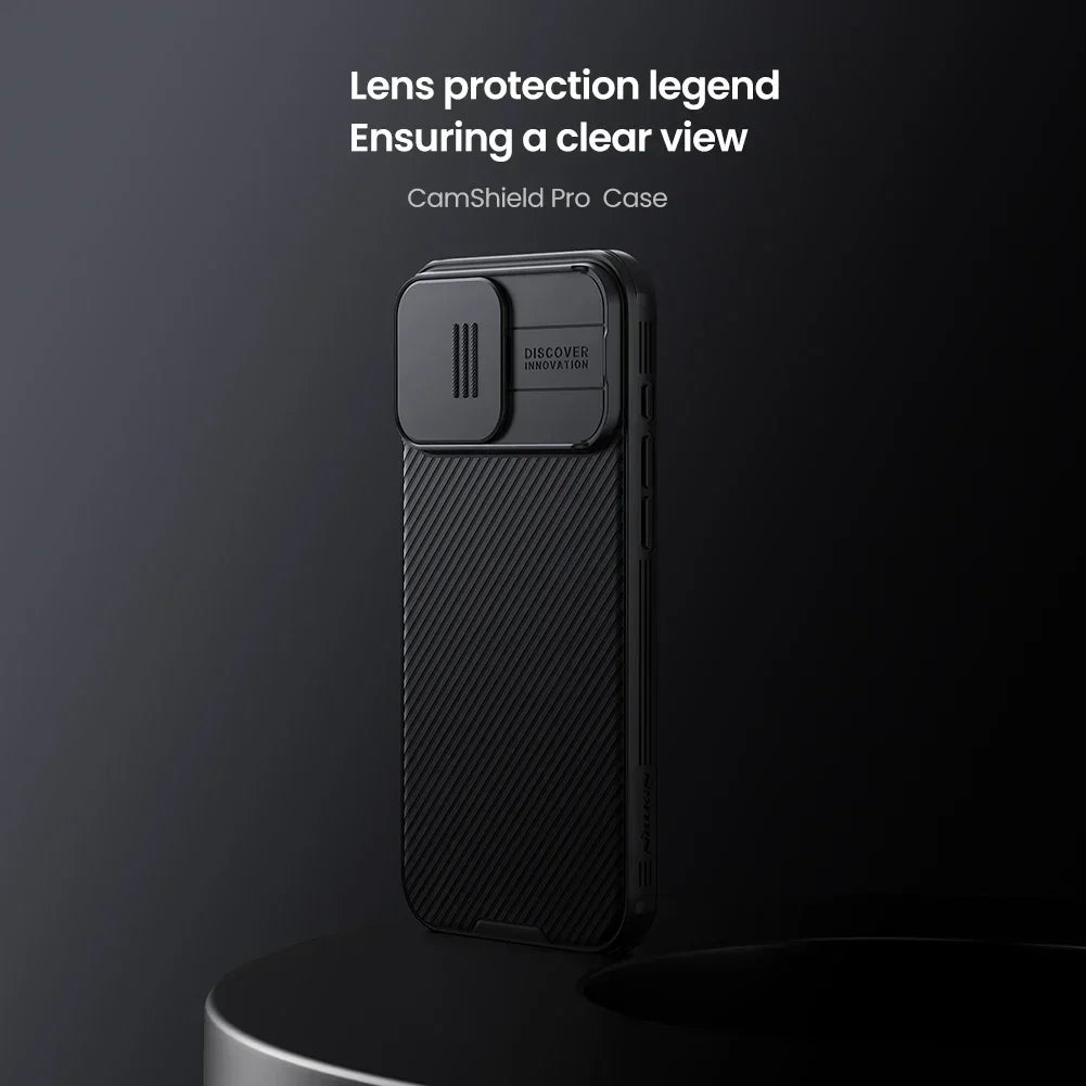 For iPhone 16 Pro Max / 16 Pro Nillkin Case Camshiled Pro Camera Slide Cover Protection Hard PC Back Cover