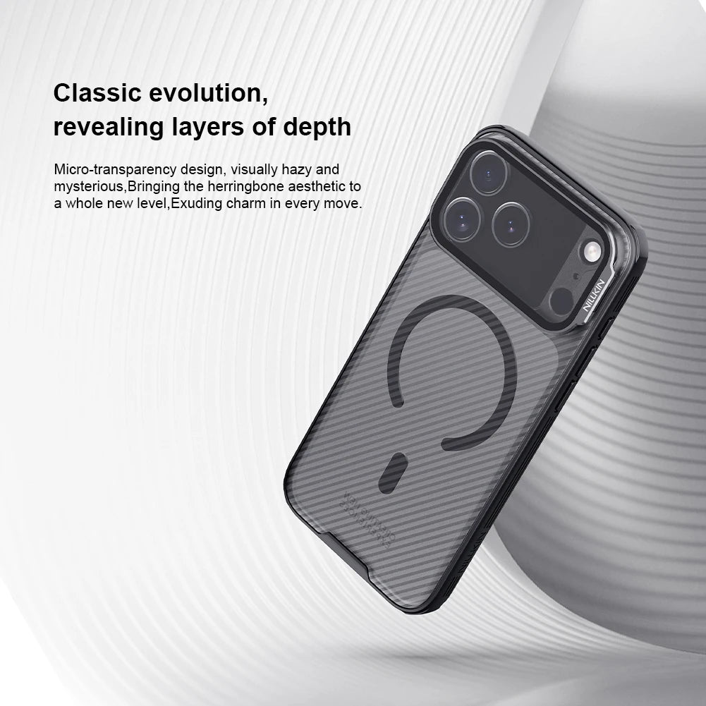 Nillkin For iPhone 17 Pro Max 17Pro Magnetic CamShield Prop Phone Case Camera Foldable Stand Back Cover