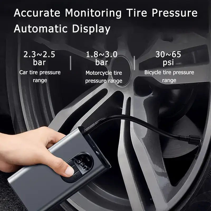 Baseus Car Tire Inflator - 54W Powerful Inflator with LED