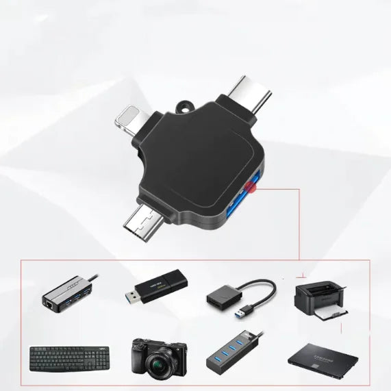 3-in-1 OTG Adapter Connector
