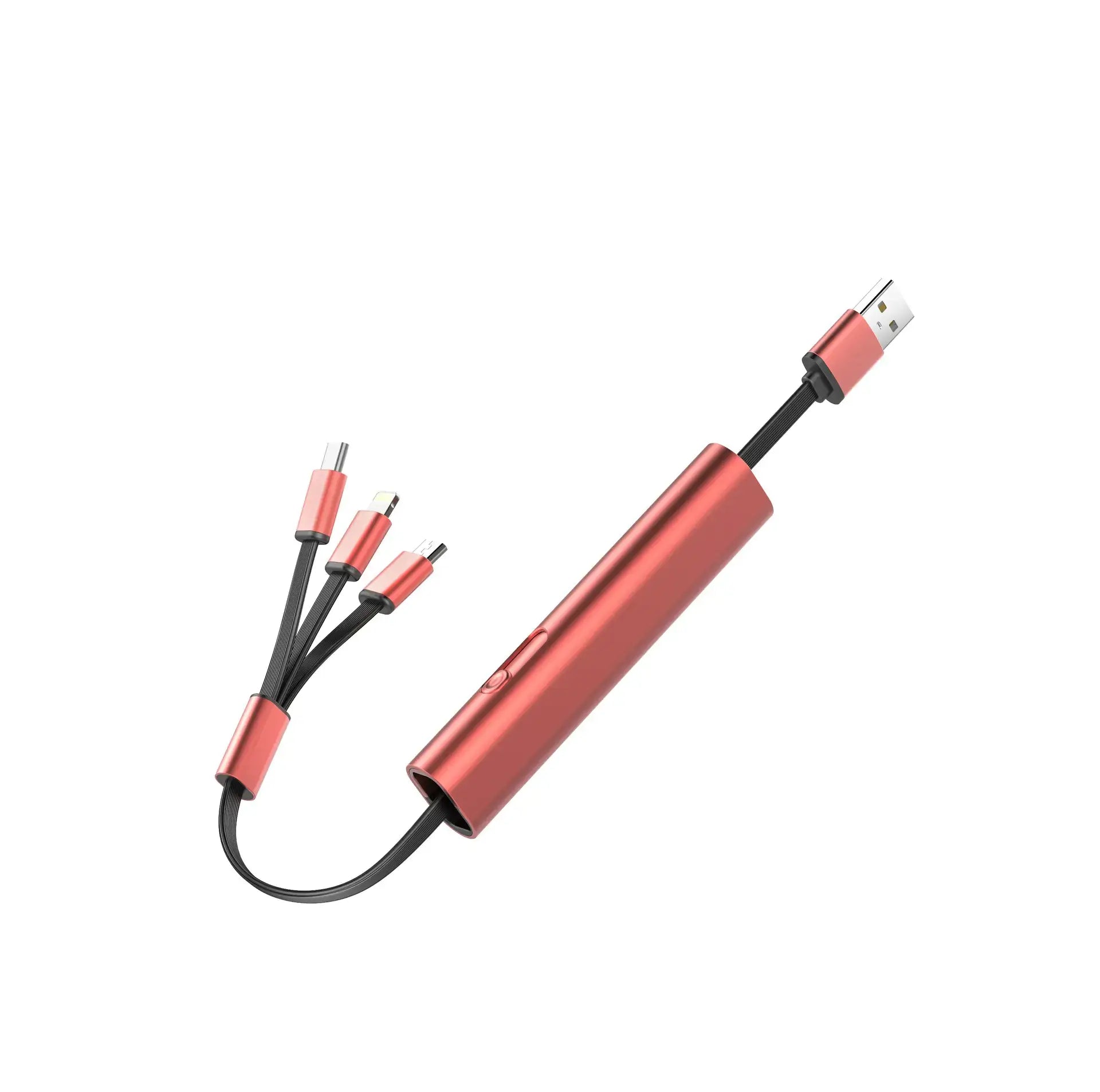 Portable Telescopic Data Cable – Type-C, Micro & Apple