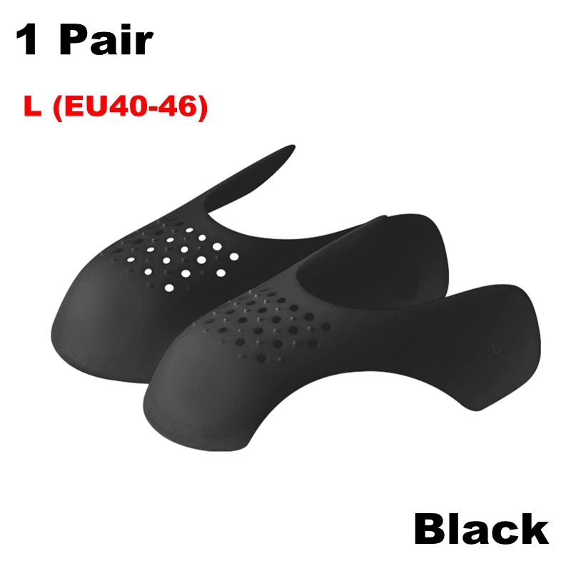 1 Pair Sneaker Shield Sneakers Anti Crease Wrinkled Fold Shoes Support Toe Cap Sport Ball Shoes Head Stretcher Head Shield