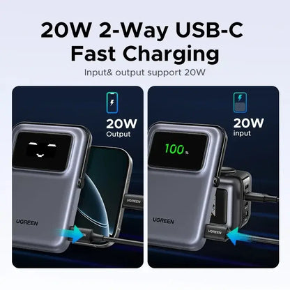 UGREEN 10000mAh 20W Magnetic Wireless Power Bank