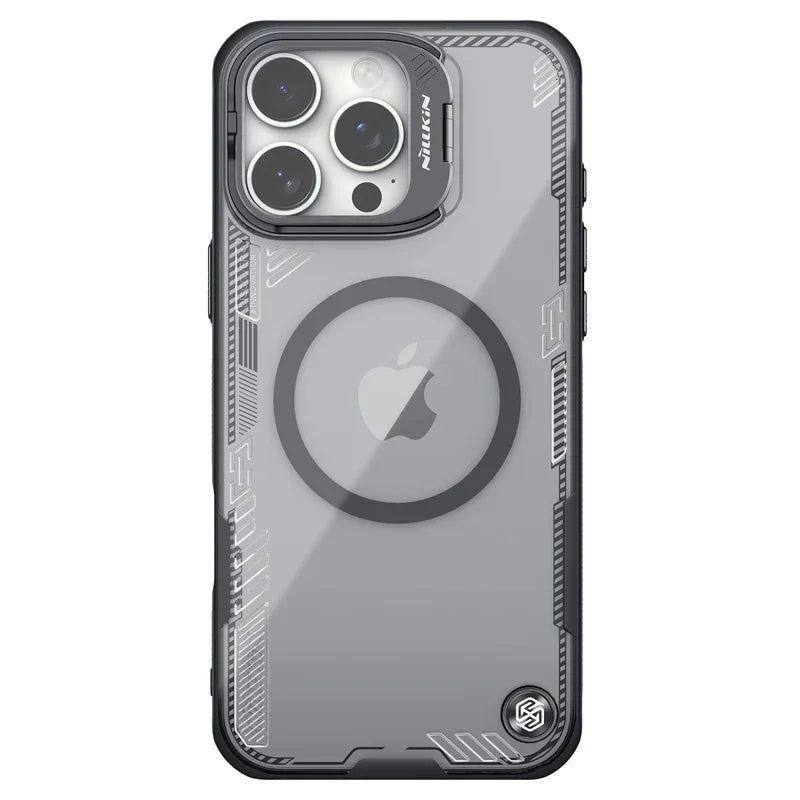 Magsafe Case For iPhone 16 Pro Max Nillkin Iceblade Prop Eco-friendly Shockproof Back Cover With Lens Stand For iPhone 16/16 Pro